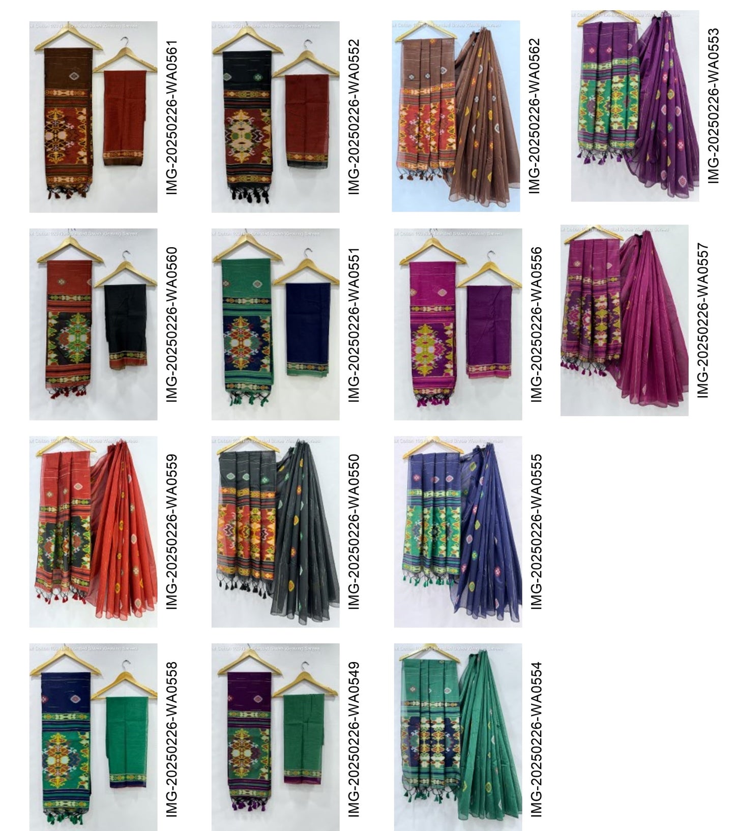 Ikkat Cotton 103 Non-Branded Stwea Weaving Sarees