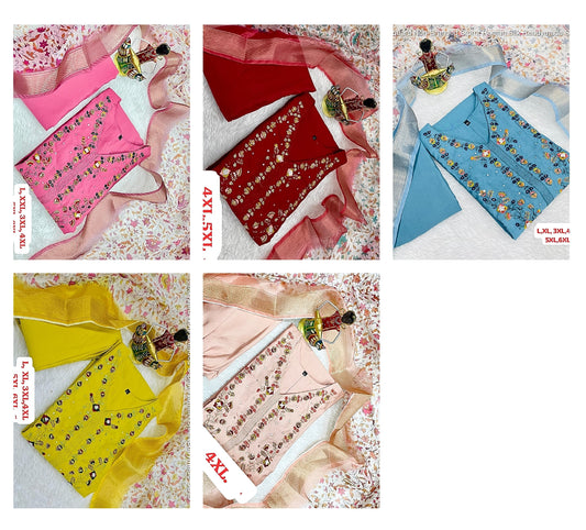 Jacquard Non-Branded Stpmr Roman Silk Readymade Suits