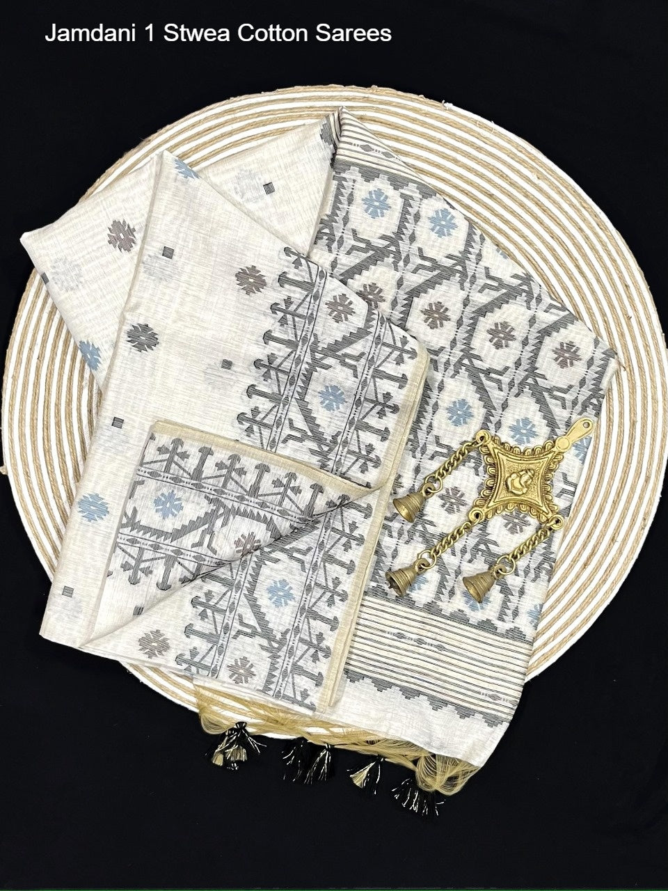 Jamdani 1 Stwea Cotton Sarees