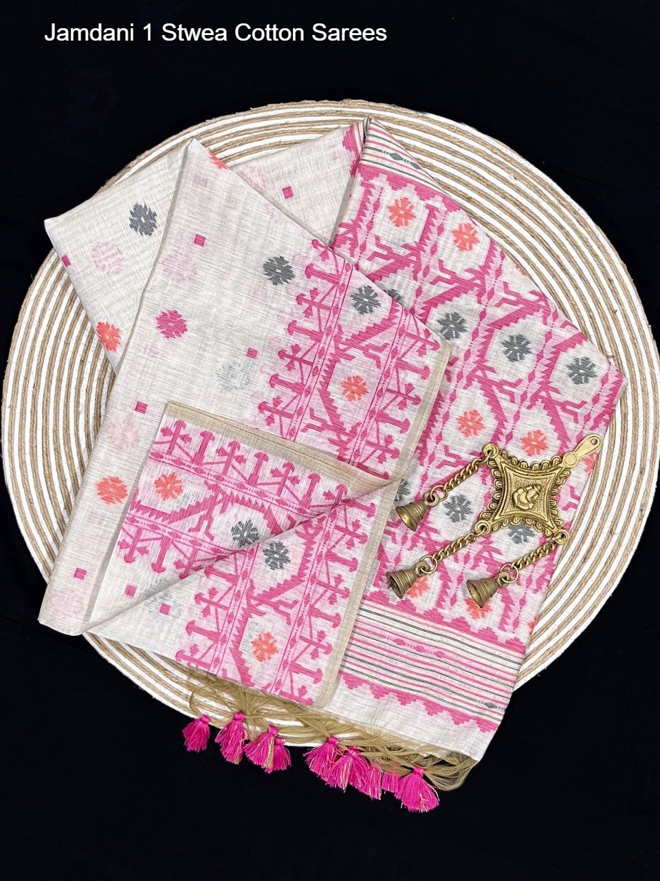 Jamdani 1 Stwea Cotton Sarees