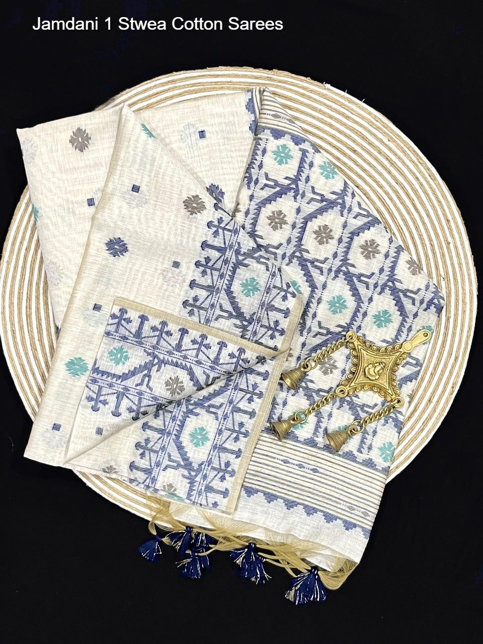 Jamdani 1 Stwea Cotton Sarees