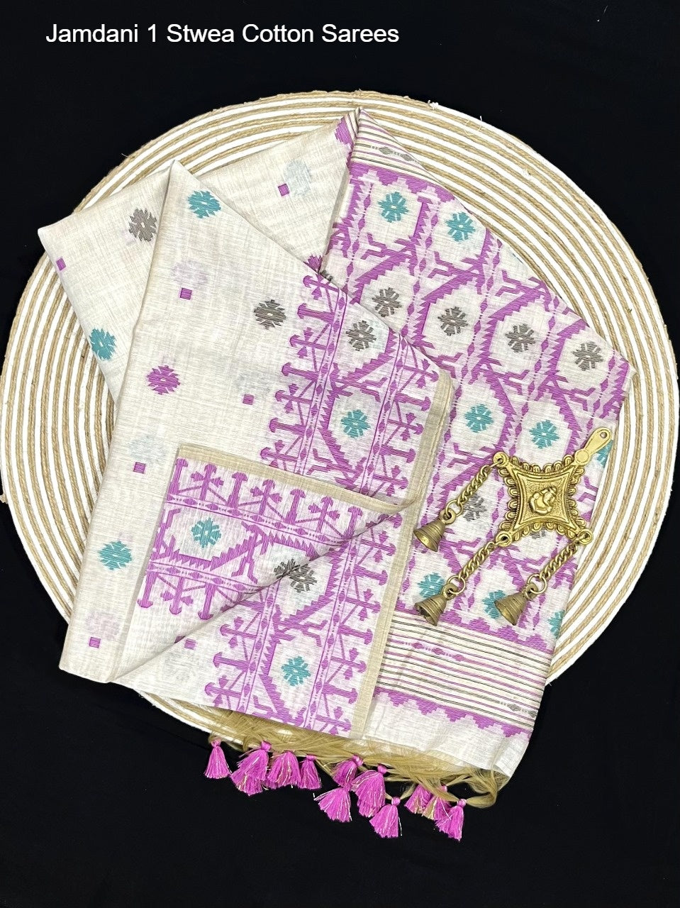 Jamdani 1 Stwea Cotton Sarees