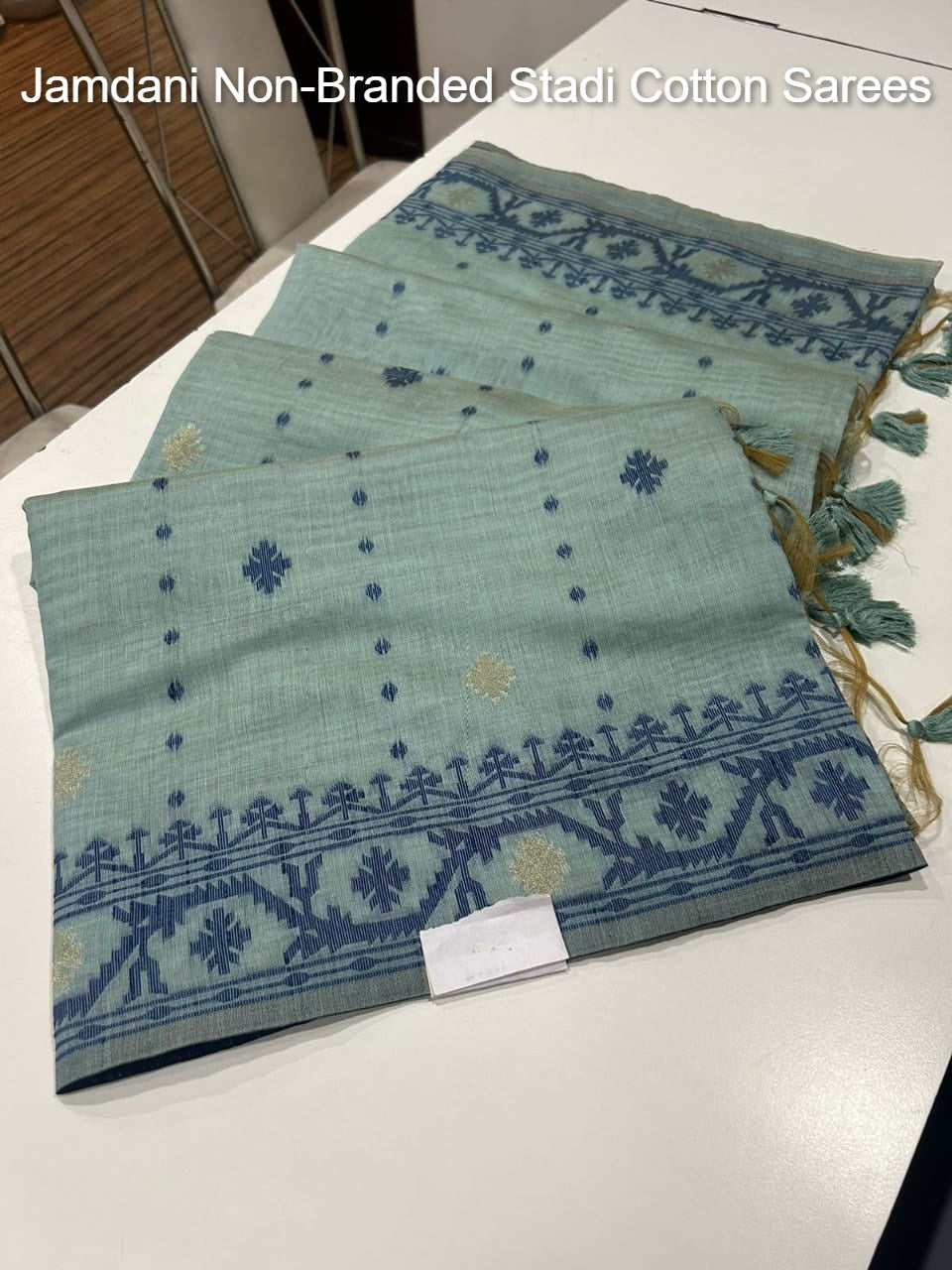 Jamdani Non-Branded Stadi Cotton Sarees