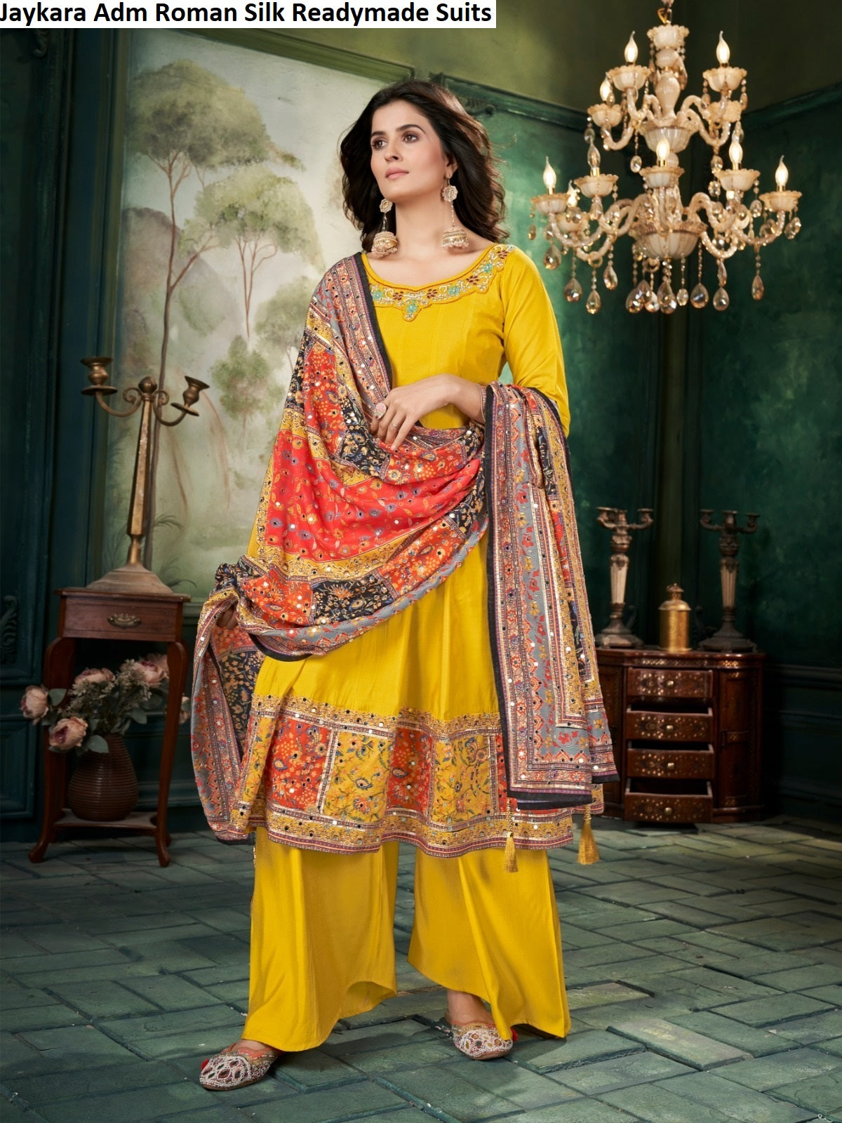 Jaykara Adm Roman Silk Readymade Suits