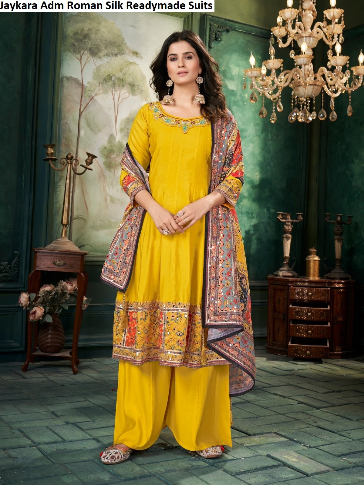 Jaykara Adm Roman Silk Readymade Suits