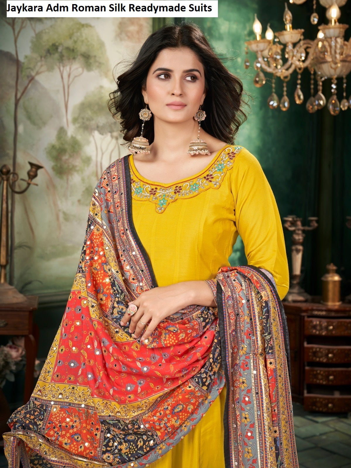 Jaykara Adm Roman Silk Readymade Suits