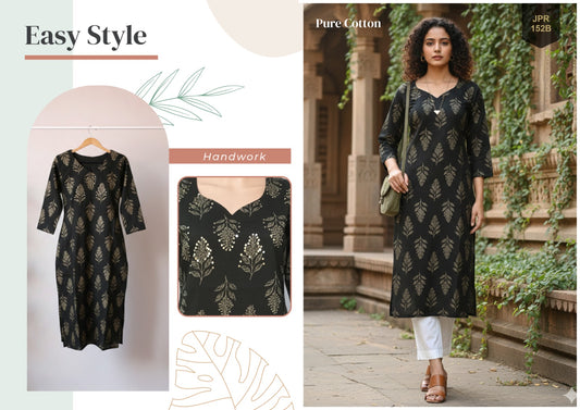 Jpr-152B Aarvika Rajnandini Pure Cotton Kurti
