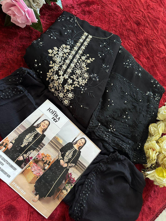 Jt-133 D Johra Tex Georgette Pakistani Salwar Suits
