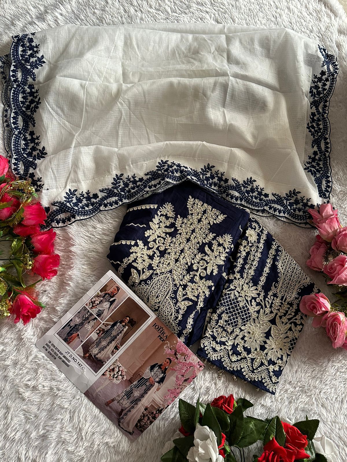 Jt-147C Johra Tex Cotton Pakistani Salwar Suits