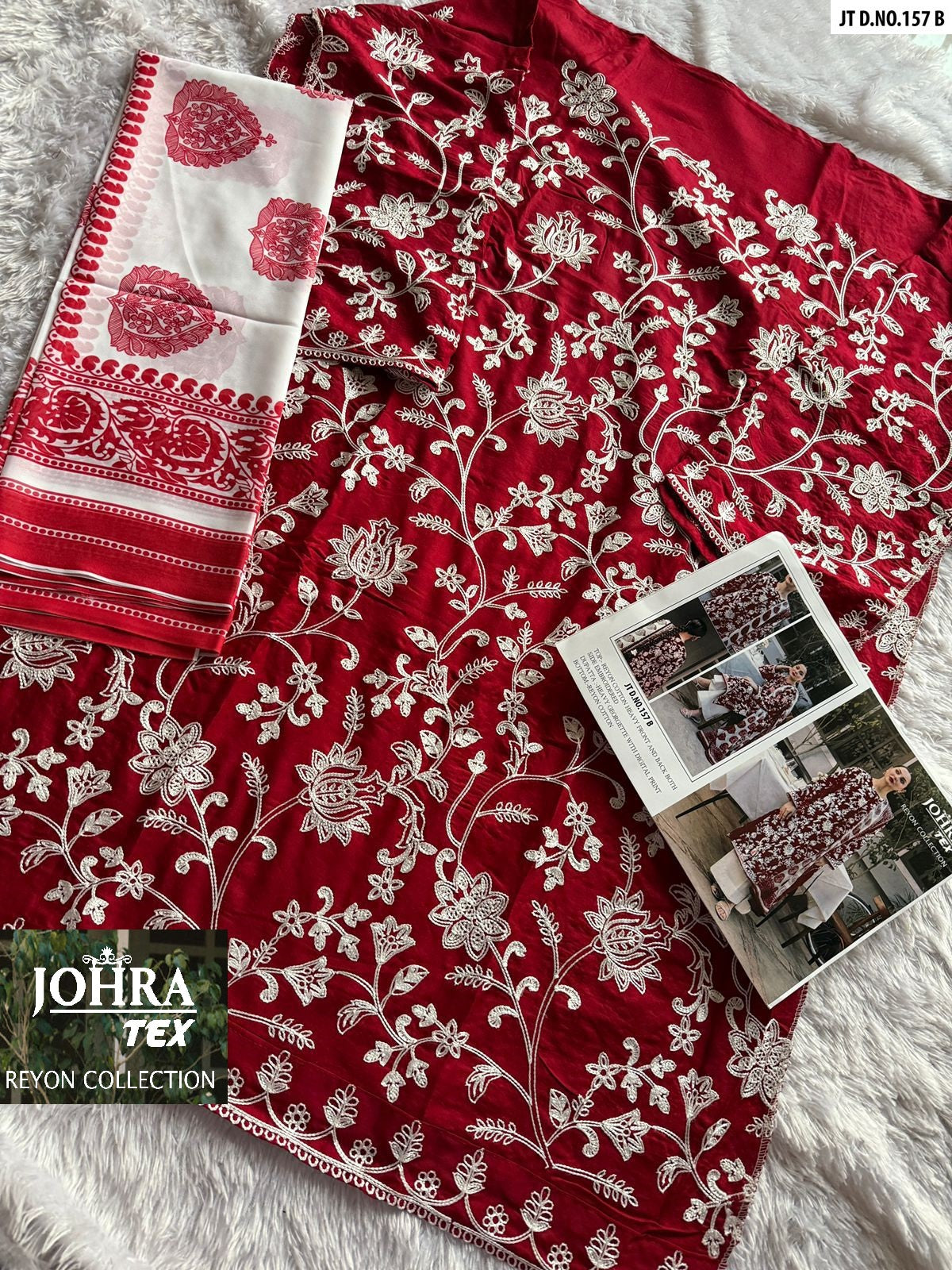 Jt-157B Johra Tex Print Pakistani Salwar Suits