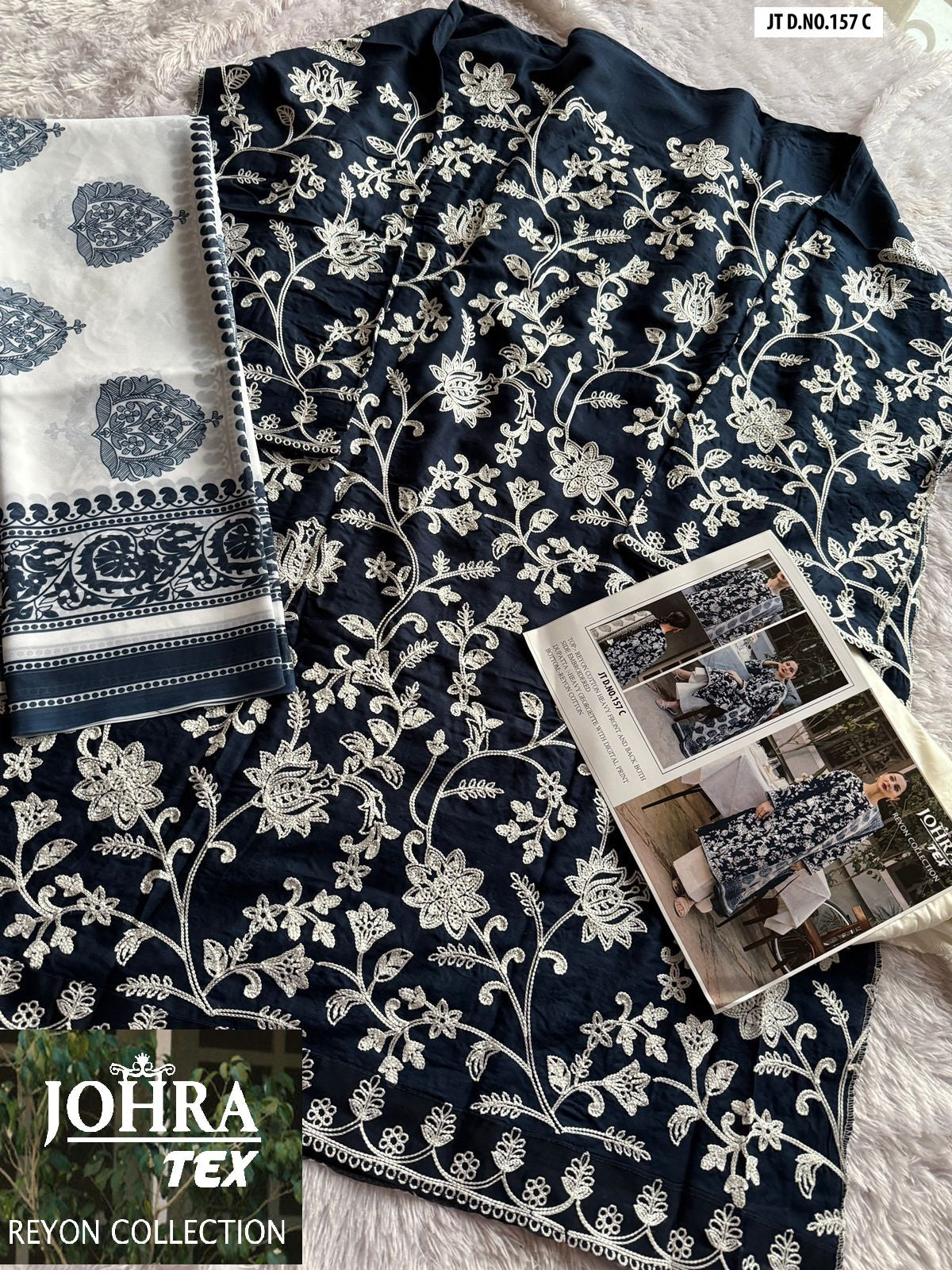 Jt-157C Johra Tex Print Pakistani Salwar Suits