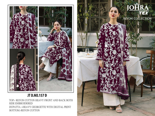 Jt-157D Johra Tex Print Pakistani Salwar Suits