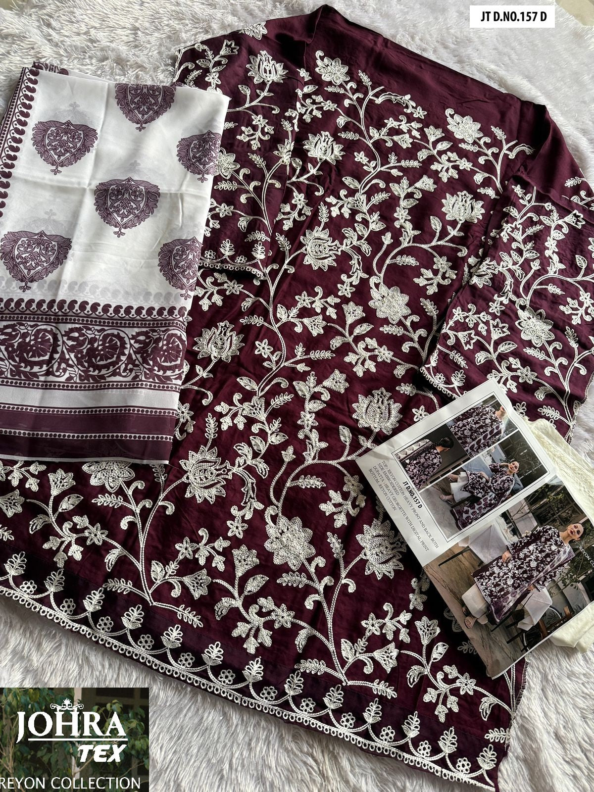 Jt-157D Johra Tex Print Pakistani Salwar Suits