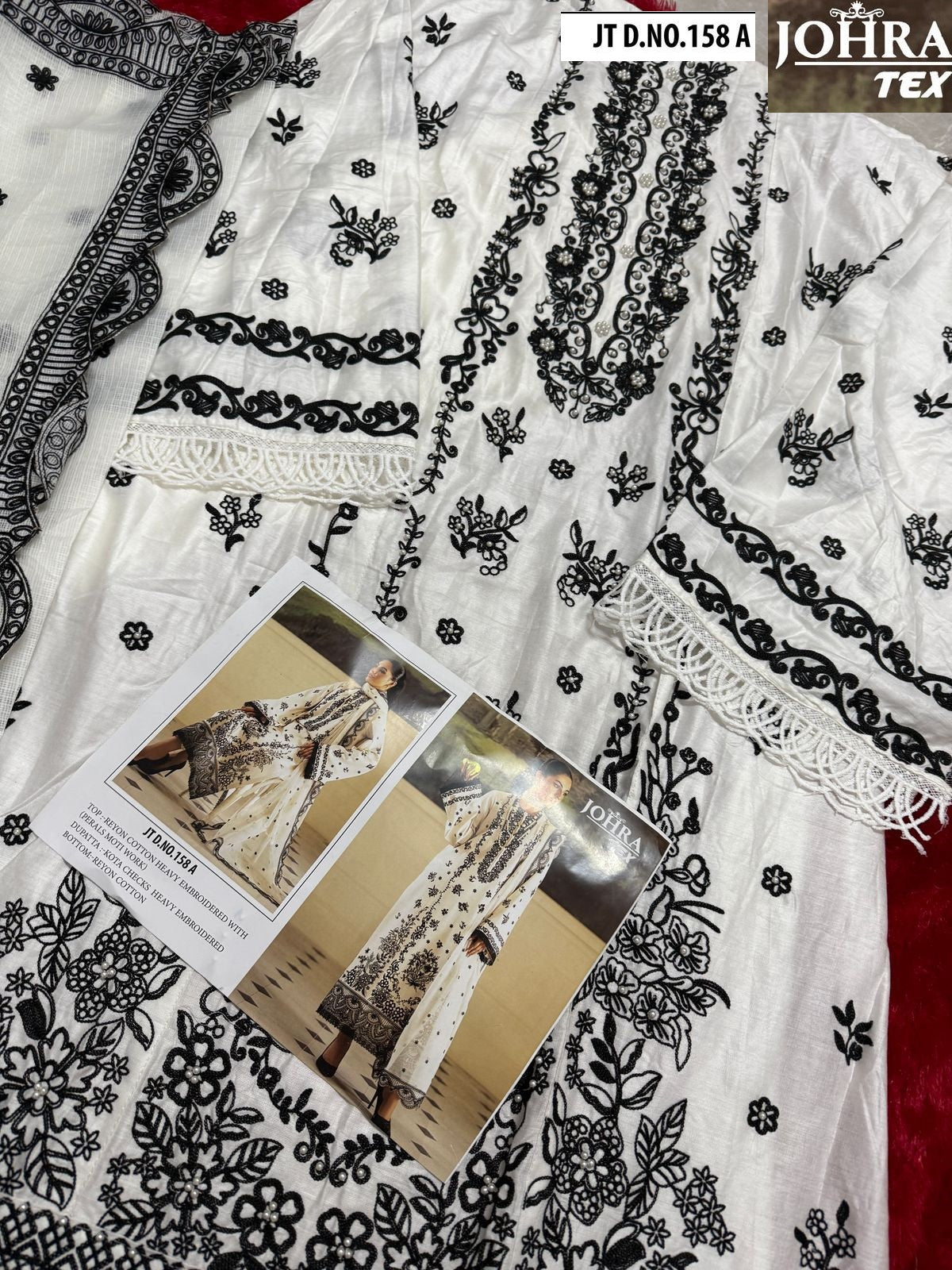 Jt-158A Johra Tex Rayon Pakistani Salwar Suits