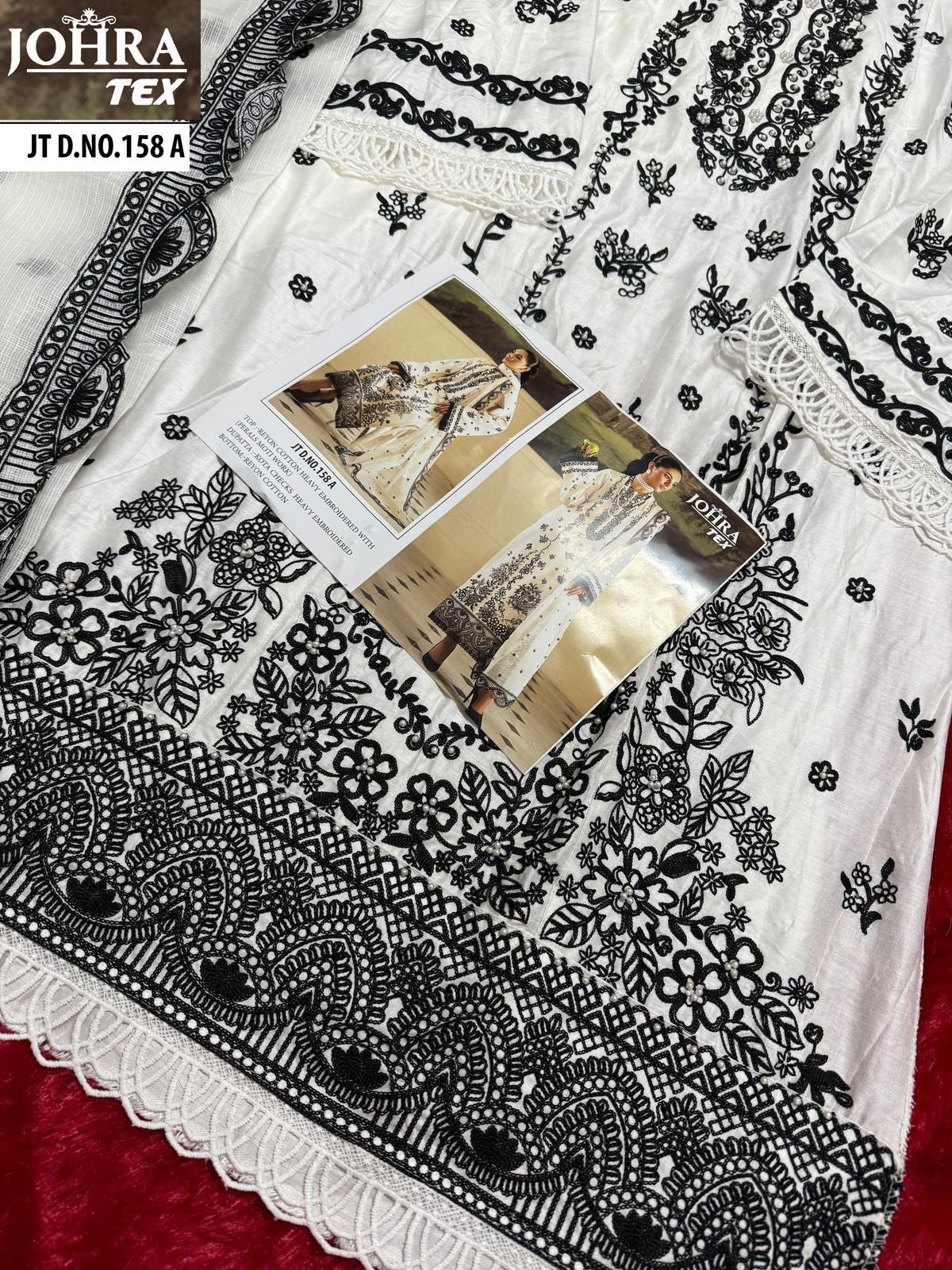 Jt-158A Johra Tex Rayon Pakistani Salwar Suits