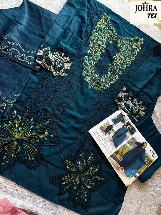 Jt-169 B Johra Tex Embroidery Pakistani Salwar Suits