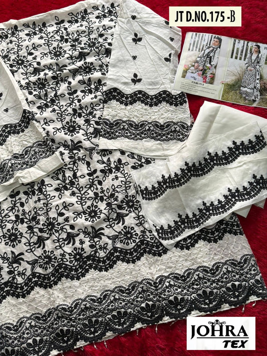 Jt-175-B Johra Tex Embroidered Pakistani Salwar Suits