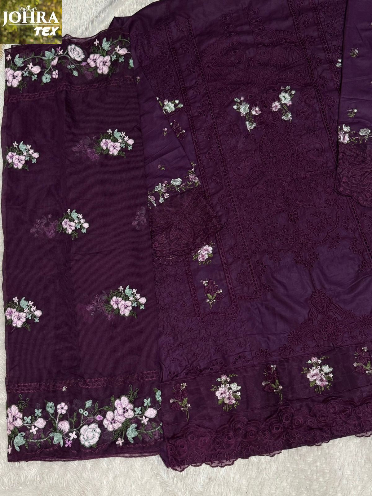 Jt-183-C Johra Tex Cambric Cotton Pakistani Salwar Suits