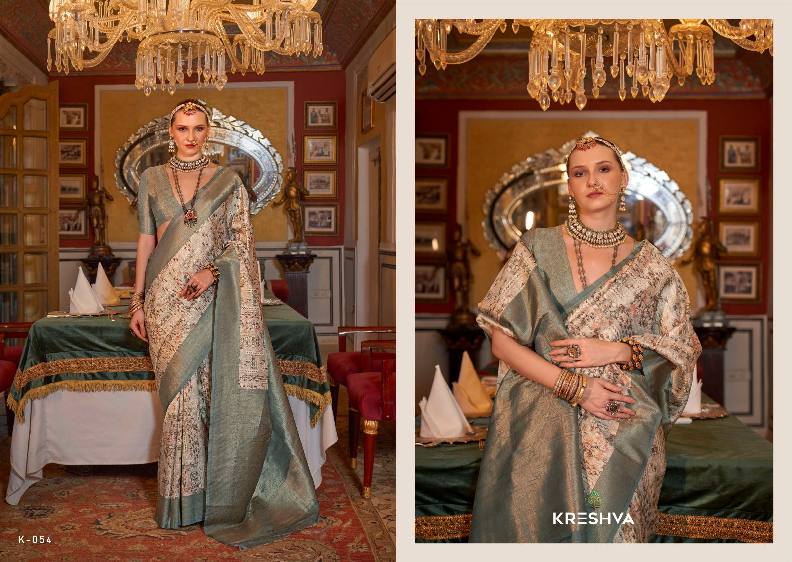 K-054 Saatvik Vol 3 Kreshva Silk Sarees