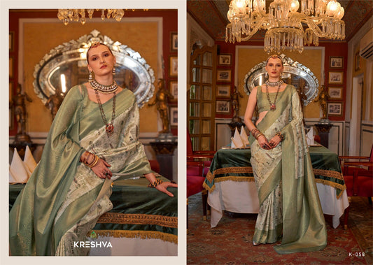K-058 Saatvik Vol 3 Kreshva Silk Sarees