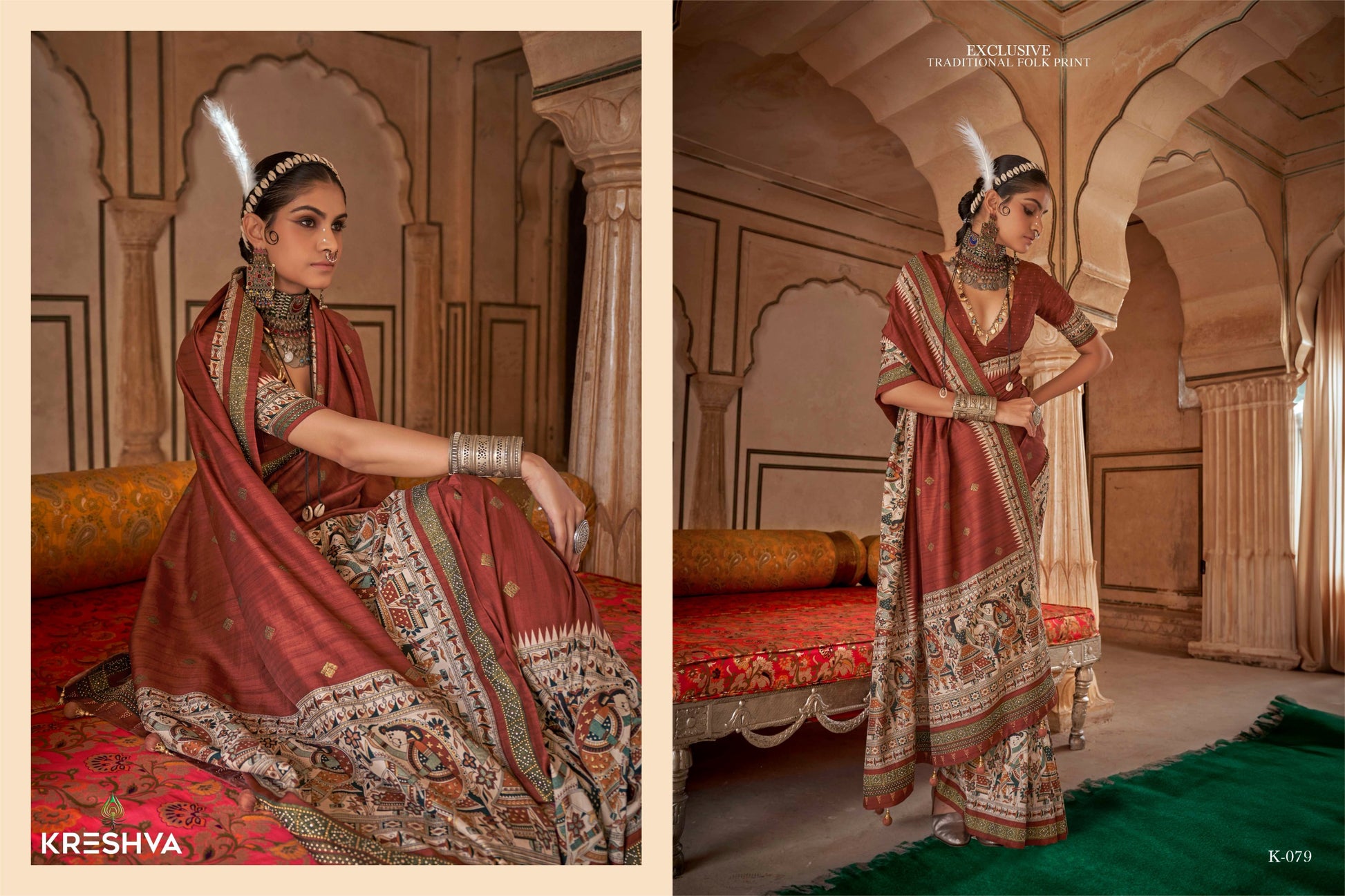 K-079 Sannari Kreshva Viscose Sarees