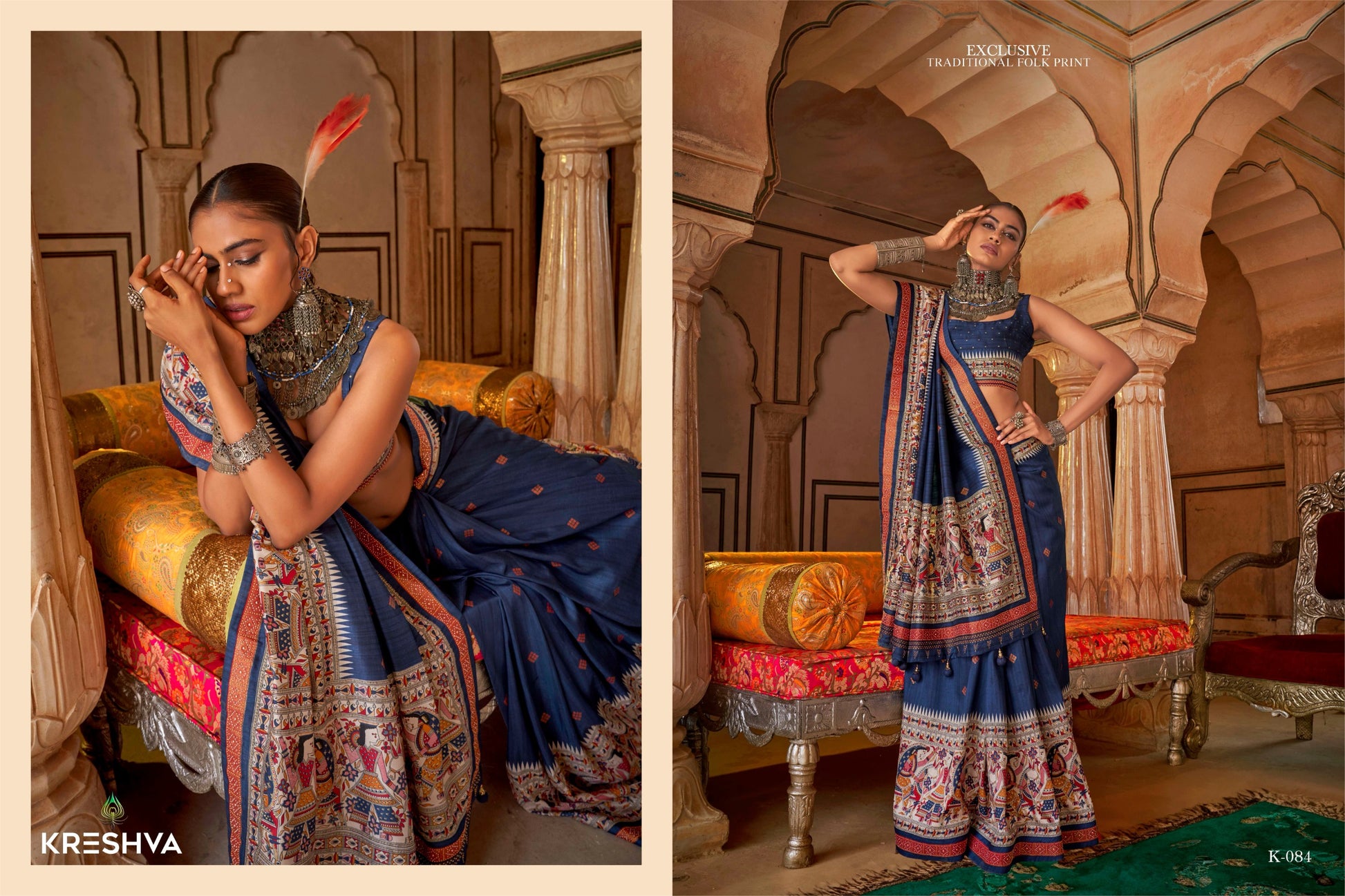 K-084 Sannari Kreshva Viscose Sarees