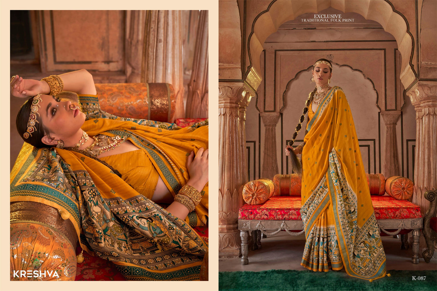 K-087 Sannari Kreshva Viscose Sarees