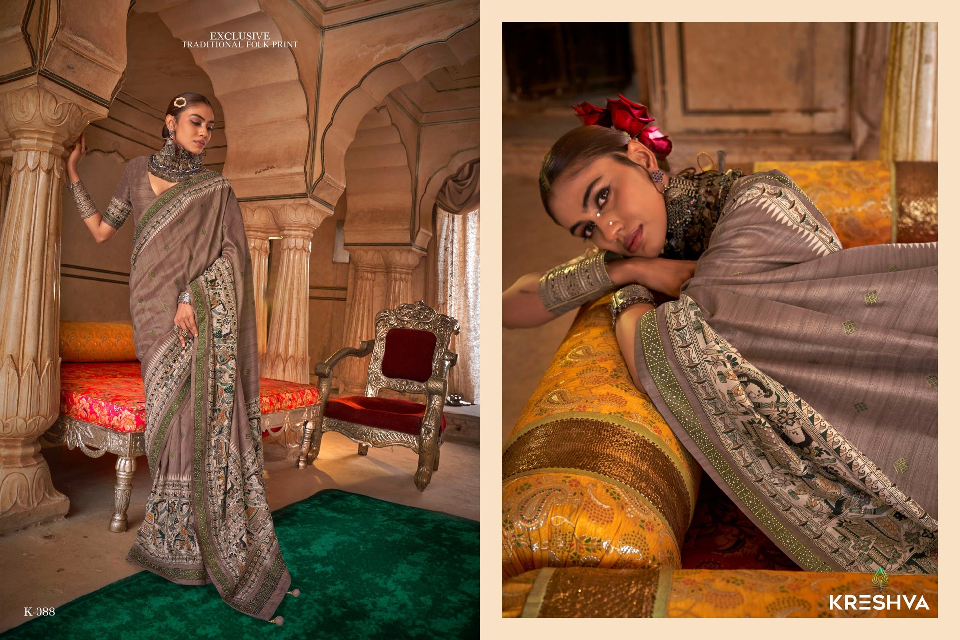 K-088 Sannari Kreshva Viscose Sarees