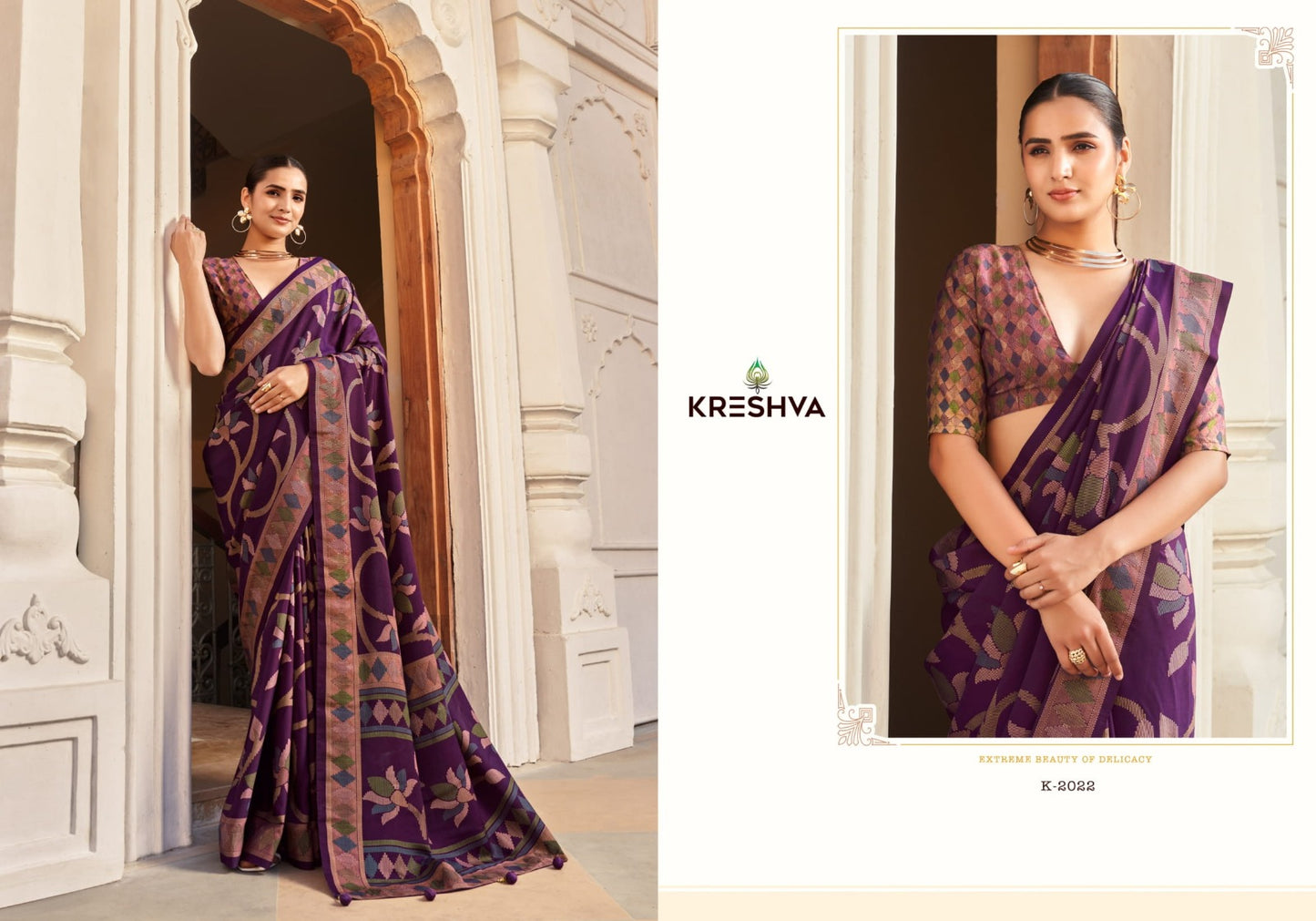 K-2022 Aarini Kreshva Silk Sarees