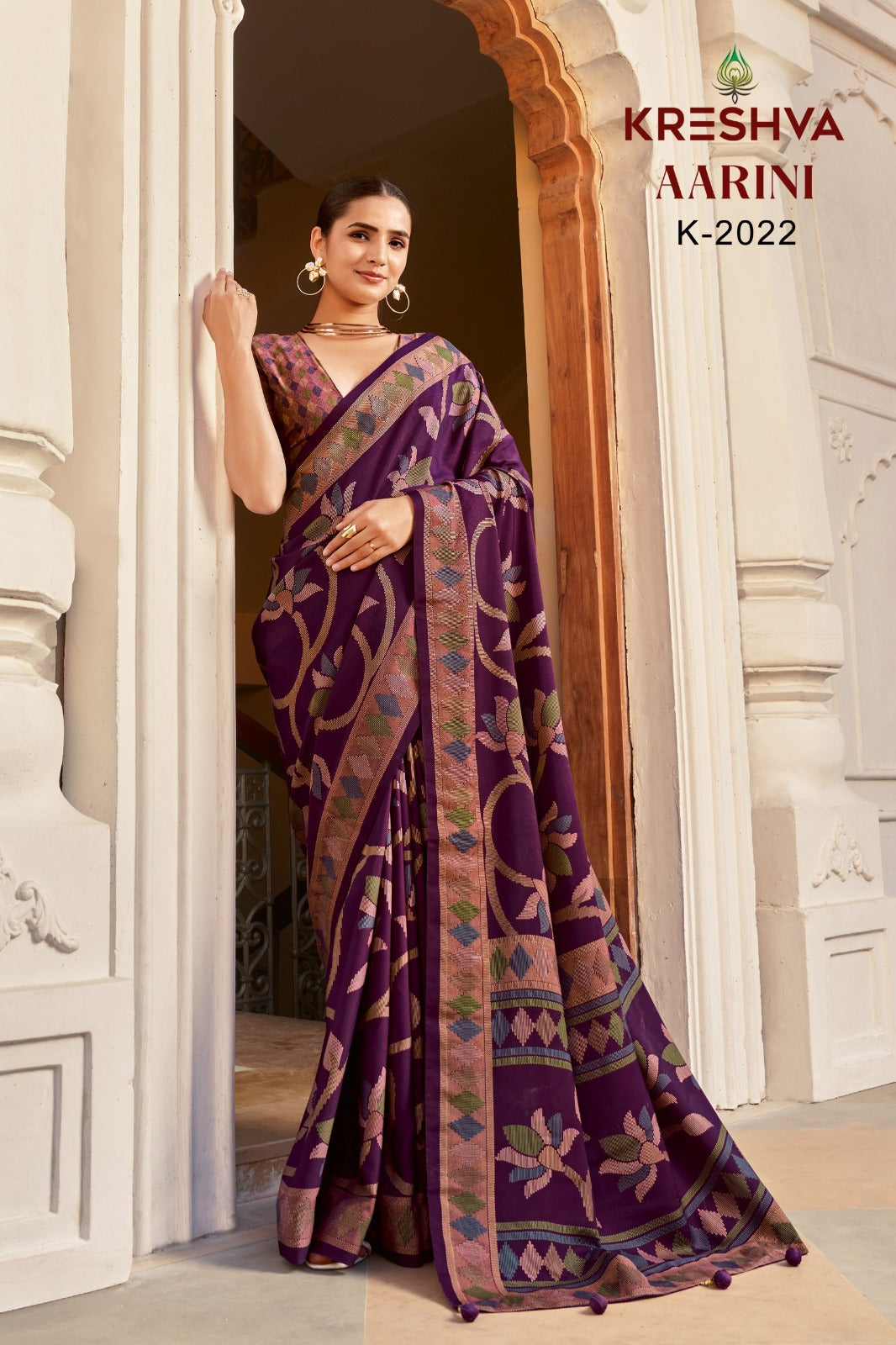 K-2022 Aarini Kreshva Silk Sarees
