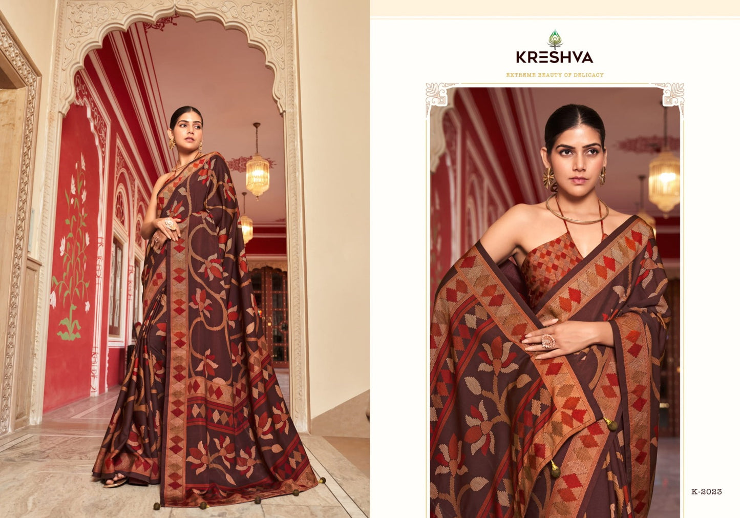 K-2023 Aarini Kreshva Silk Sarees