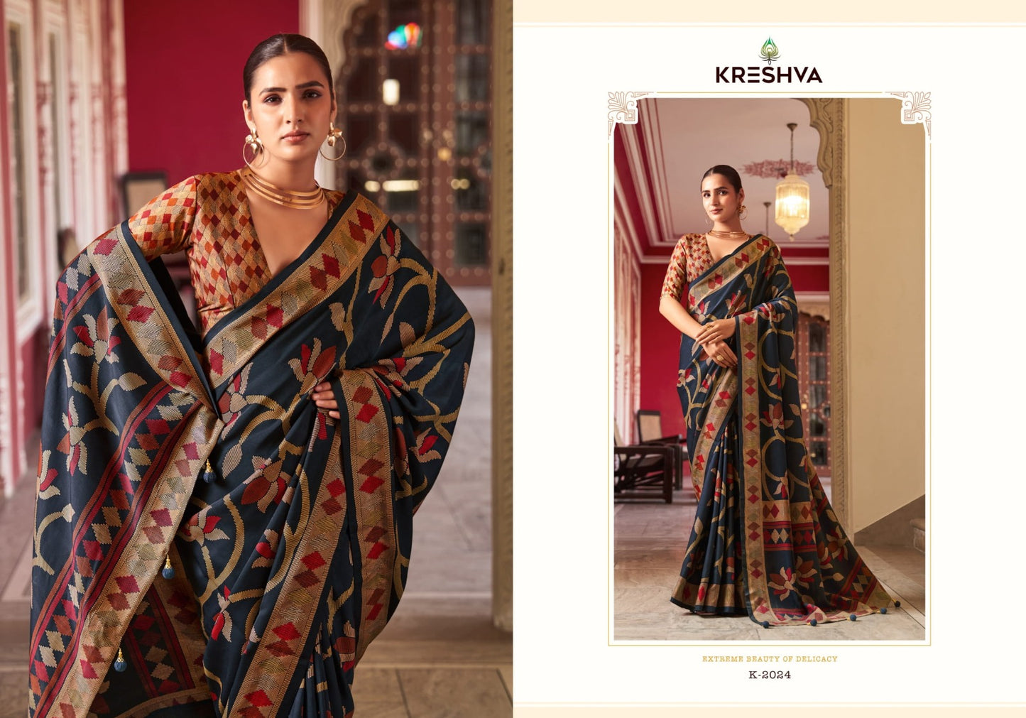 K-2024 Aarini Kreshva Silk Sarees