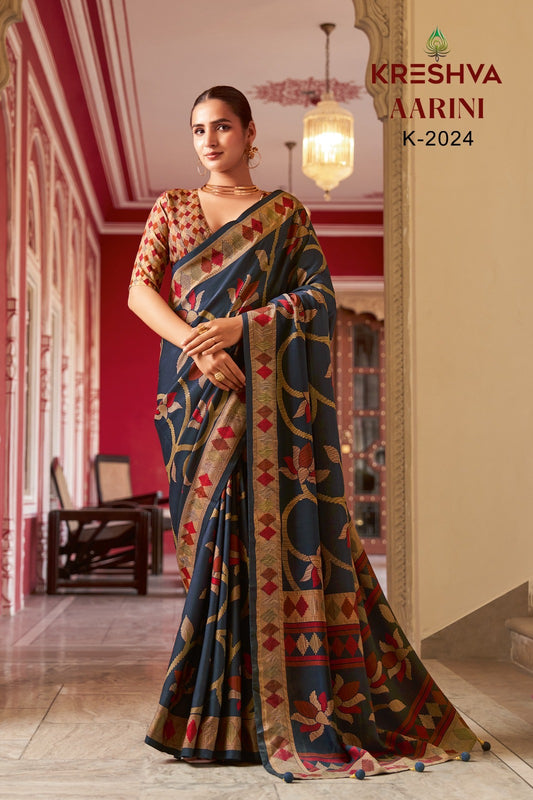 K-2024 Aarini Kreshva Silk Sarees