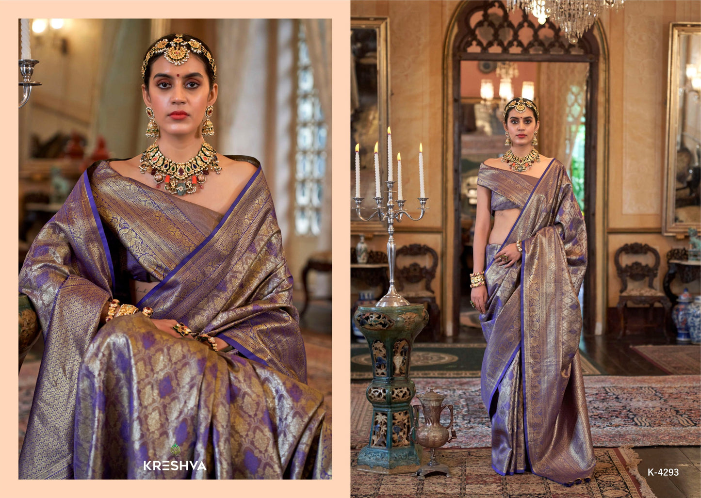 K-4293 Mangalsutra Kreshva Pv Tissue Sarees