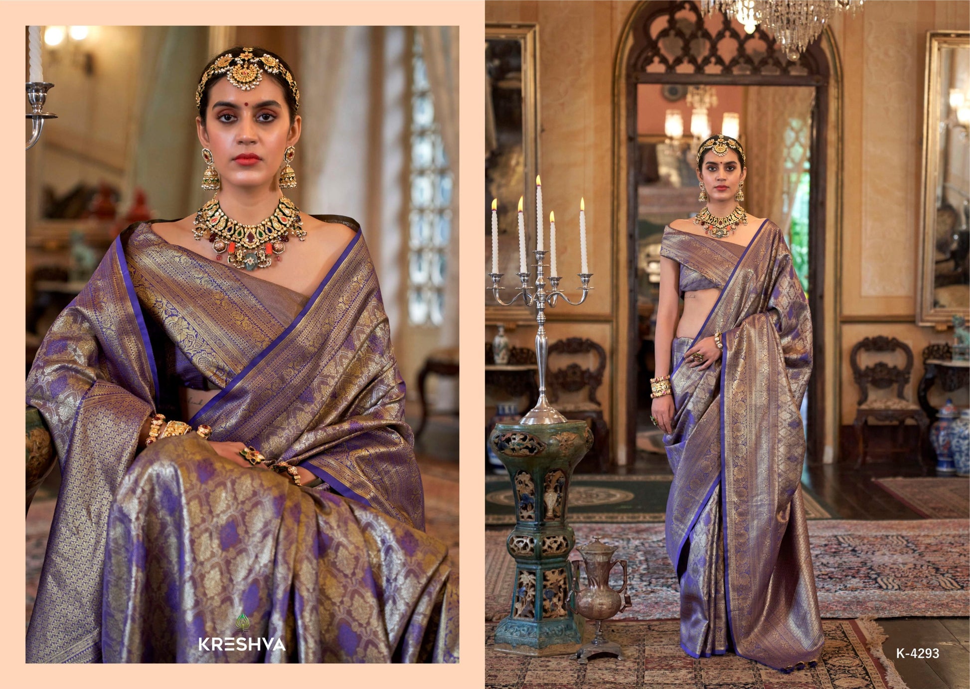K-4293 Mangalsutra Kreshva Pv Tissue Sarees