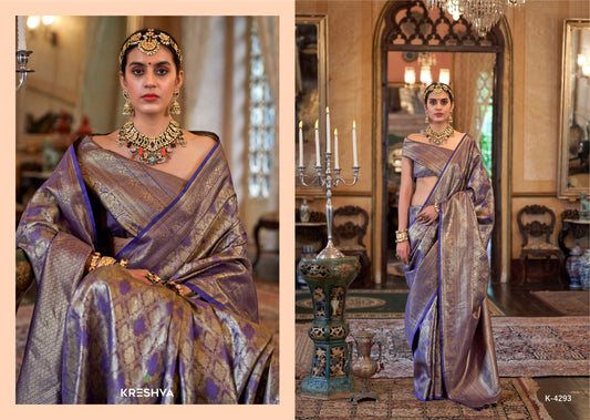 K-4293 Mangalsutra Kreshva Pv Tissue Sarees
