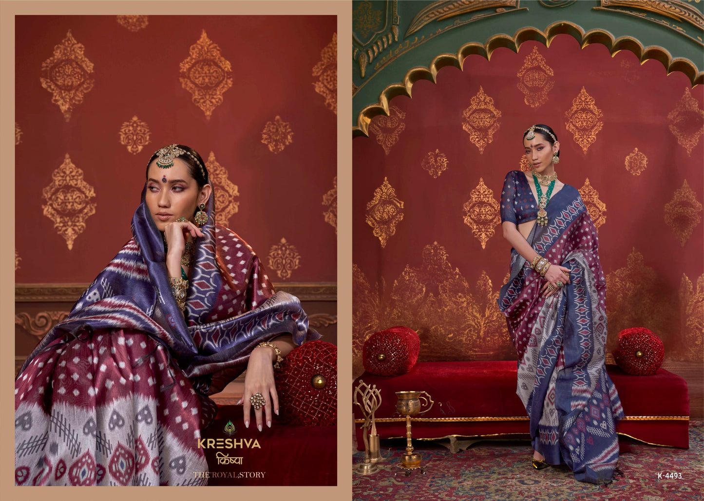 K-4493 Kavach Kreshva Pc Silk Sarees