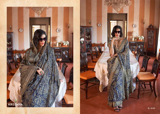 K-4546 Sulochnadevi Kreshva Pv Georgette Sarees