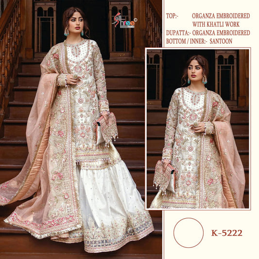 K-5222 Shree Fabs Embroidery Pakistani Salwar Suits