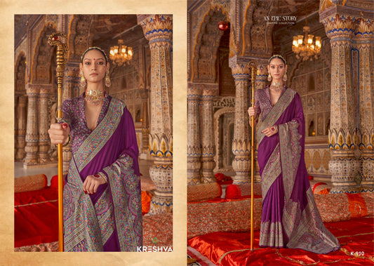 K-910 Roopvati Kreshva Pv Silk Sarees
