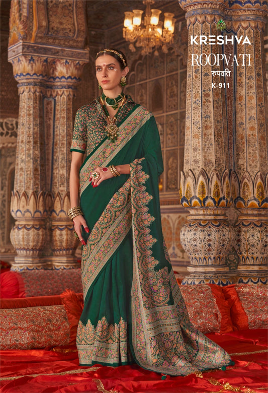 K-911 Roopvati Kreshva Pv Silk Sarees