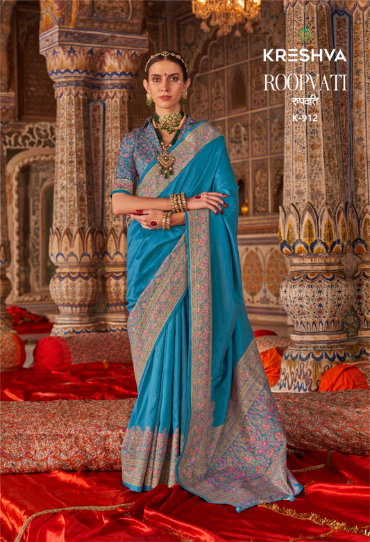 K-912 Roopvati Kreshva Pv Silk Sarees