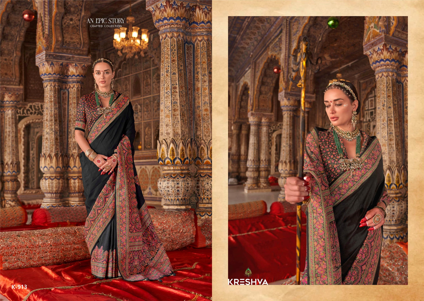 K-913 Roopvati Kreshva Pv Silk Sarees