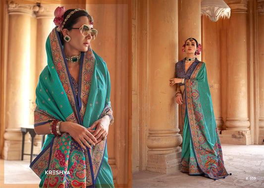 K-959 Sugandha Kreshva Pv Silk Sarees