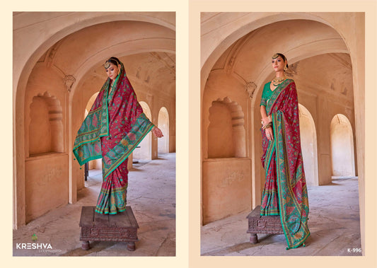 K-996 Priyatama Kreshva Pv Silk Sarees