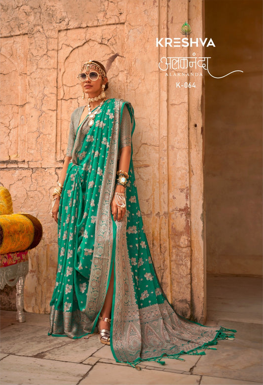 K064 Alaknanda Kreshva Georgette Sarees