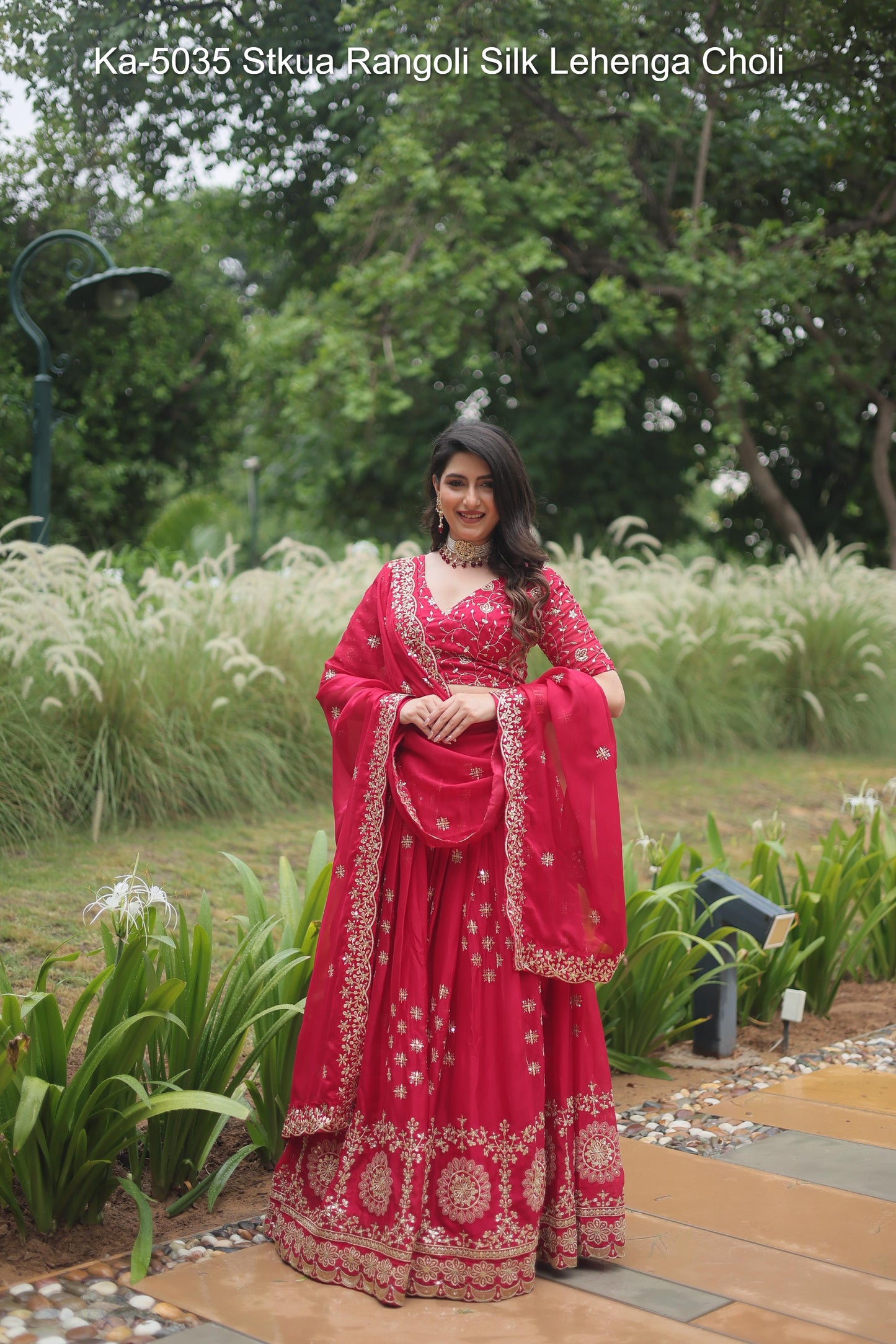 Ka-5035 Stkua Rangoli Silk Lehenga Choli