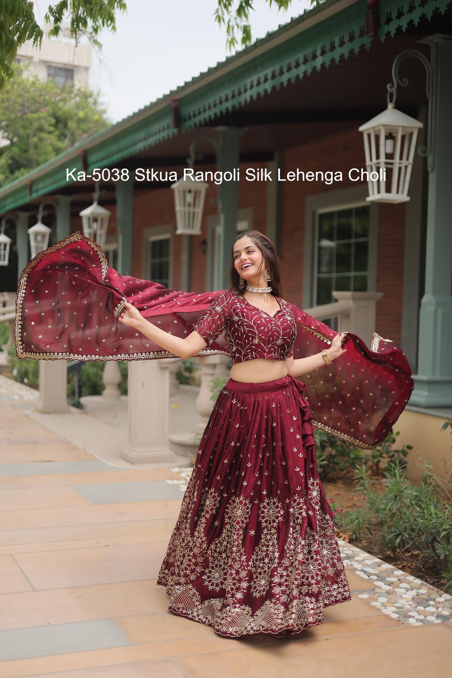 Ka-5038 Stkua Rangoli Silk Lehenga Choli