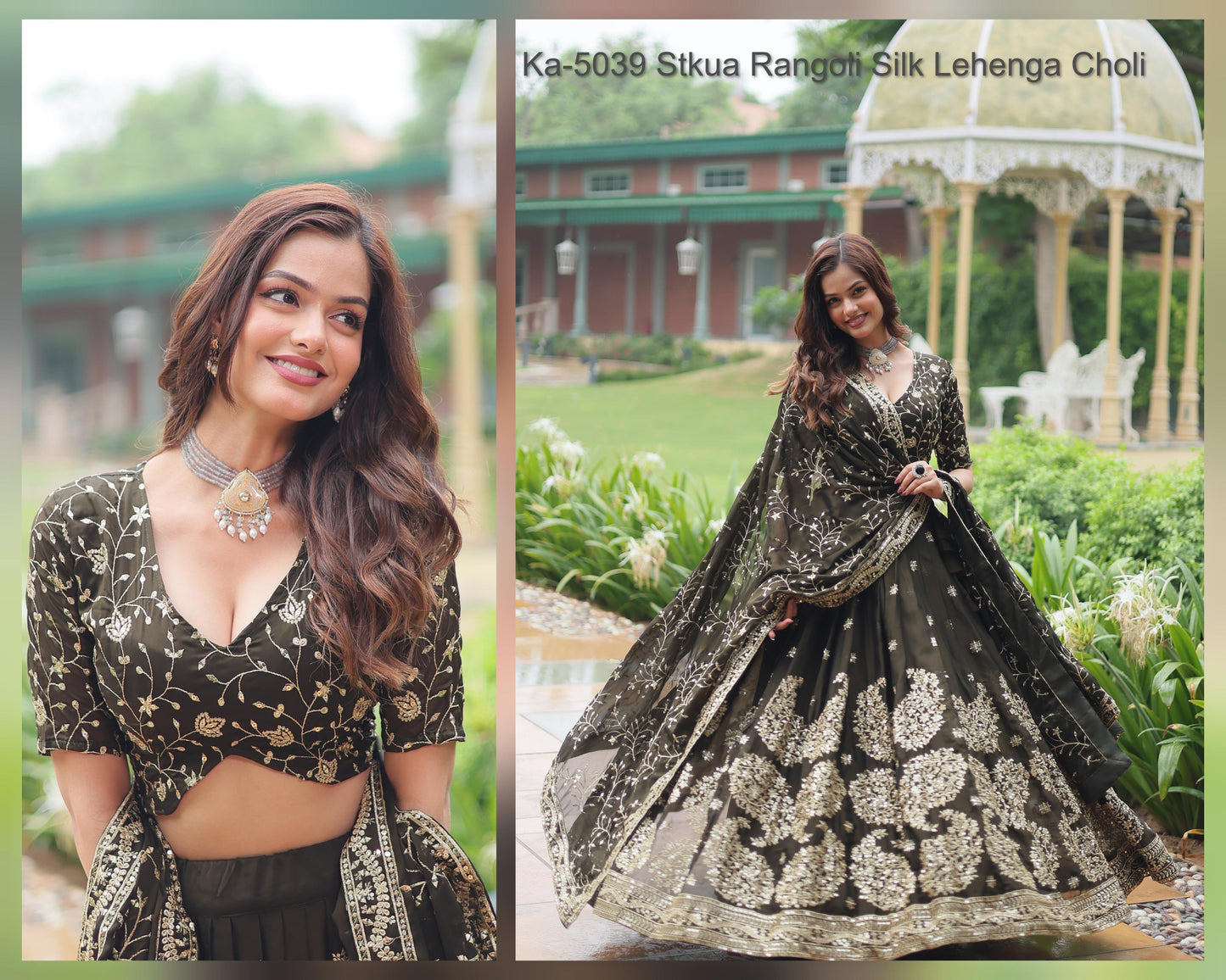 Ka-5039 Stkua Rangoli Silk Lehenga Choli