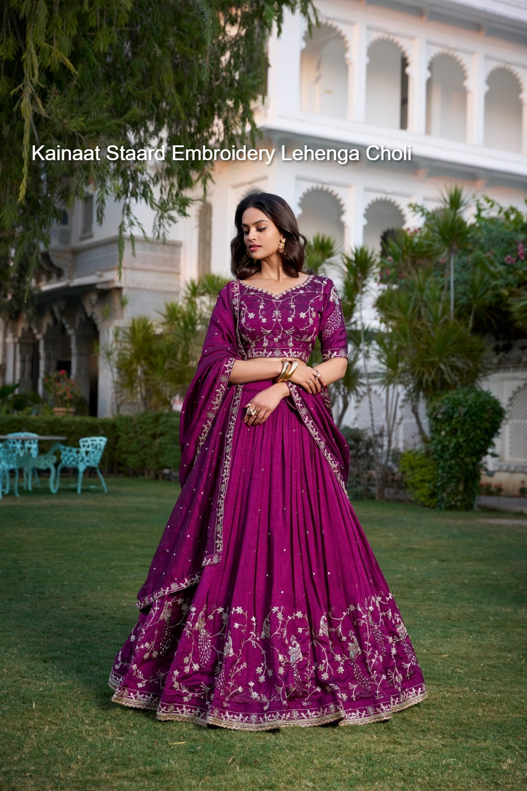 Kainaat Staard Embroidery Lehenga Choli